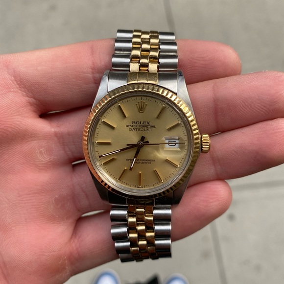 Vintage Rolex ref 16013 two tone champagne dial in perfect condition - Picture 5 of 6